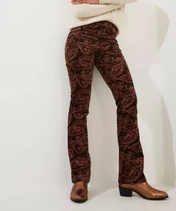 Joe Browns Perfectly Paisley Printed Moleskin Trousers-Women Jeans & Trousers