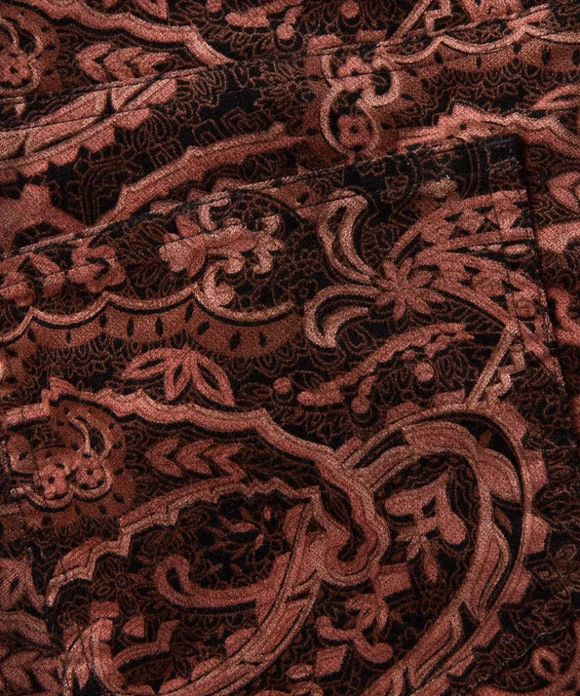 Joe Browns Perfectly Paisley Printed Moleskin Trousers-Women Jeans & Trousers