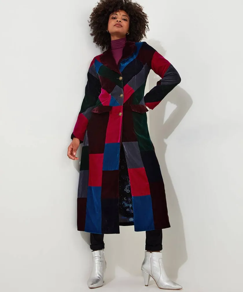 Joe Browns Perfectly Patchwork Coat-Women Women's Clothing|Coats & Jackets
