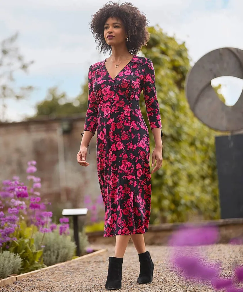 Joe Browns Pop Of Colour Jersey Dress-Women Petite Collection|Dresses