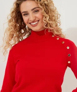Joe Browns Poppy High Neck Jumper-Women Women's Clothing|Knitwear & Cardigans