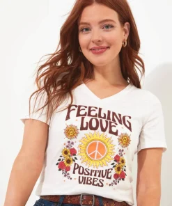 Joe Browns Positive Vibes Tee-Women Tops, Tunics & Blouses
