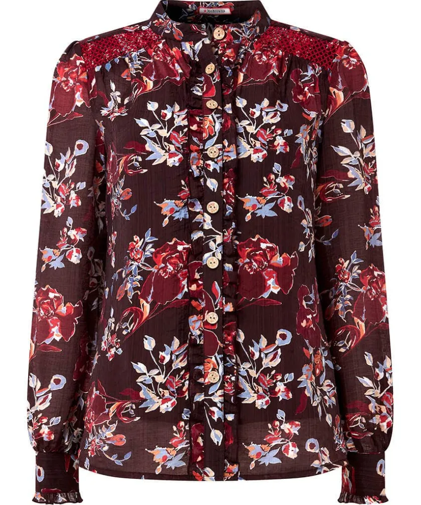 Joe Browns Prettiest Floral Blouse And Cami-Women Tops, Tunics & Blouses