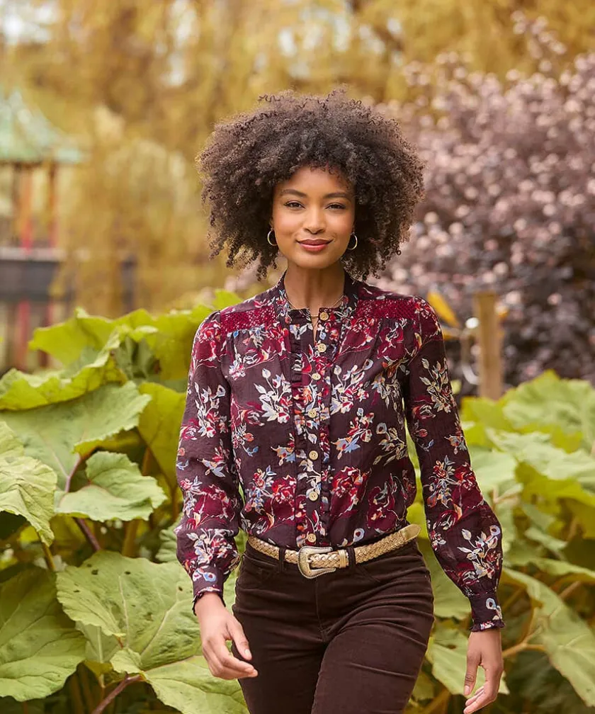 Joe Browns Prettiest Floral Blouse And Cami-Women Tops, Tunics & Blouses