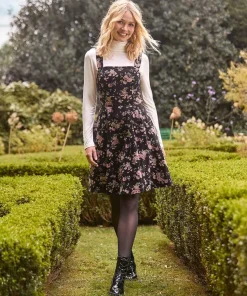 Joe Browns Prettiest Vintage Velvet Dress-Women Dresses