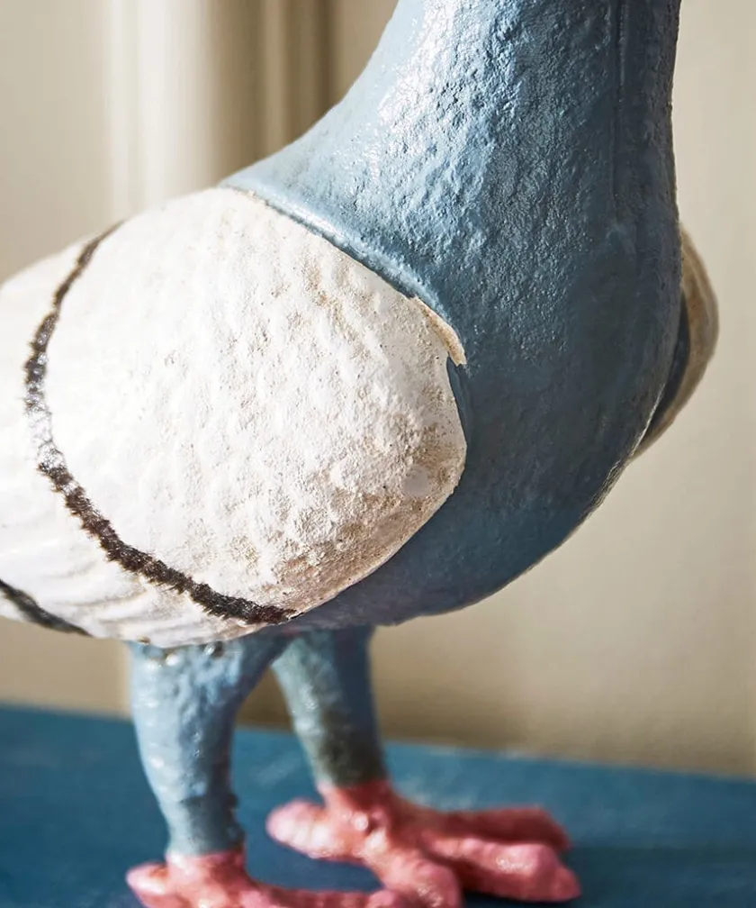 Joe Browns Proud Pigeon Cast Iron Standing Figure- Home Accessories|Animal Décor
