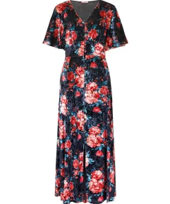 Joe Browns Radiant Rose Velour Dress-Women Women's Clothing|Petite Collection