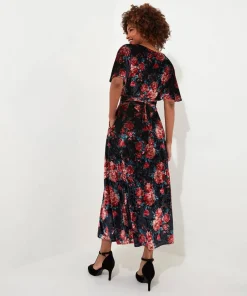 Joe Browns Radiant Rose Velour Dress-Women Women's Clothing|Petite Collection