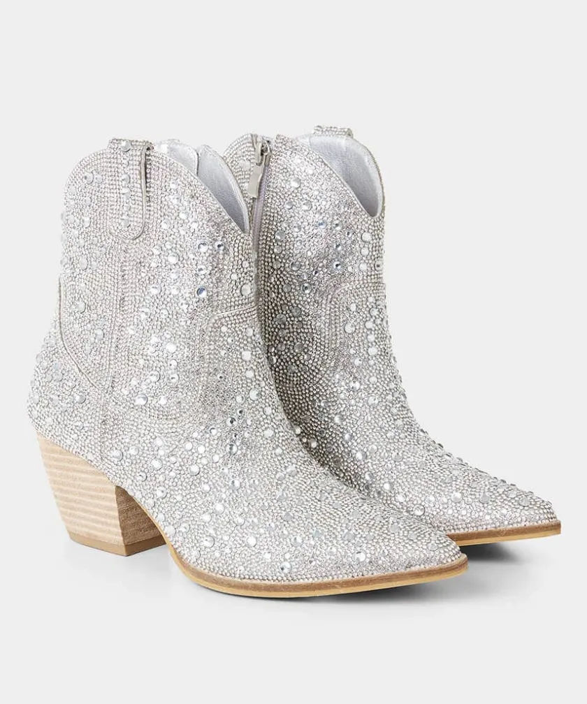 Joe Browns Ray Of Light Shimmering Boots-Women Ankle Boots|Heels