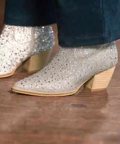 Joe Browns Ray Of Light Shimmering Boots-Women Ankle Boots|Heels