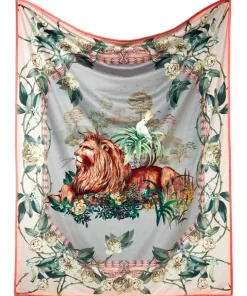 Joe Browns Regal Lion Reversible Throw- Animal Décor|Cushions & Throws