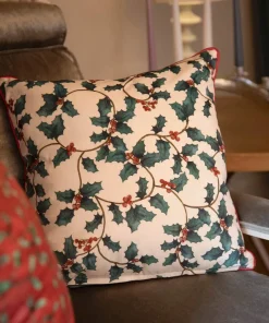 Joe Browns Remarkable Wreath Christmas Cushion- Cushions & Throws|Christmas Homeware