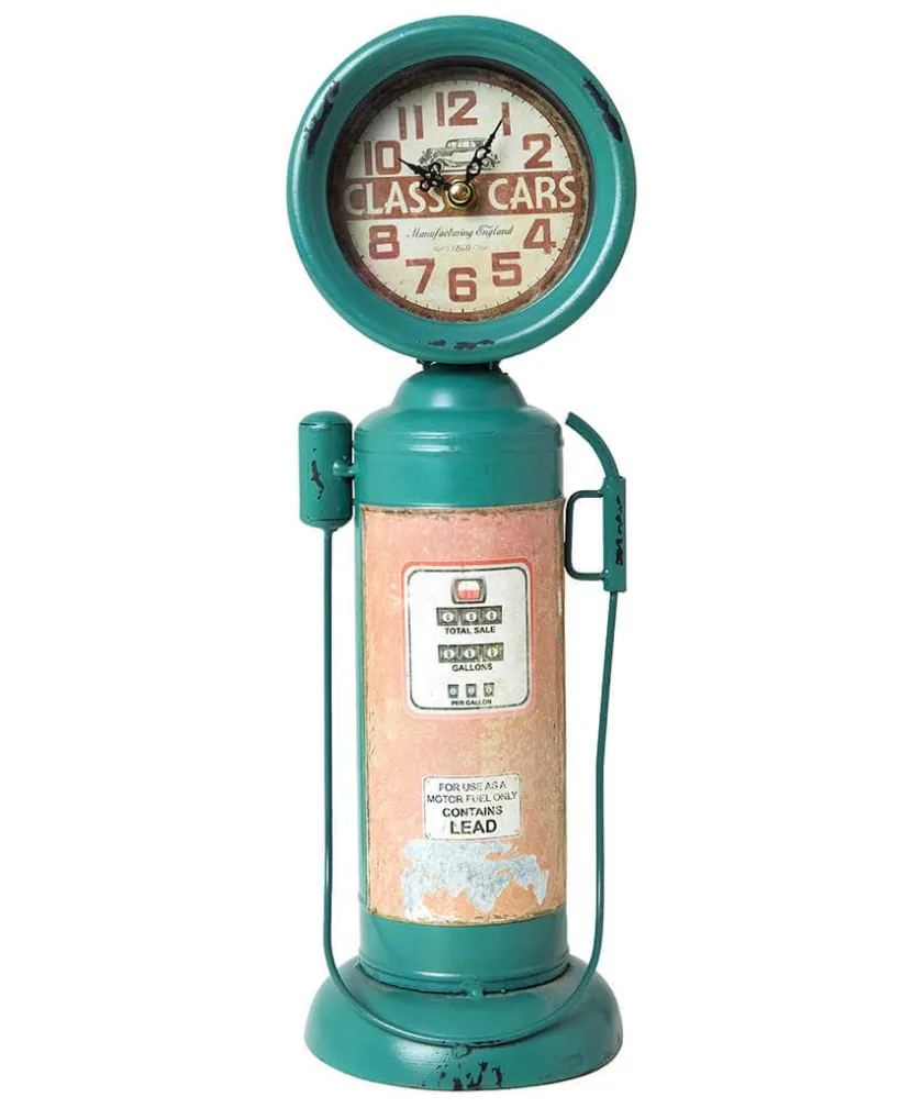 Joe Browns Retro Gas Pump Mantel Clock- Home Accessories