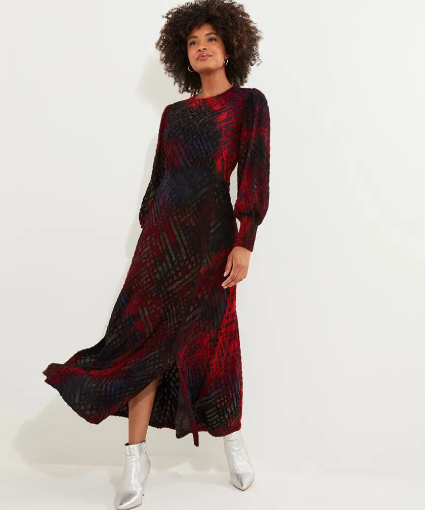 Joe Browns Rita Striking Devore Dress-Women Women's Clothing|Dresses