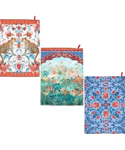 Joe Browns Road To Jaipur Pack Of 3 Tea Towels- Tea Towels|Kitchenware & Dining