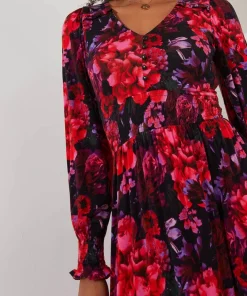 Joe Browns Romantic Florals Jersey Dress-Women Petite Collection|Dresses