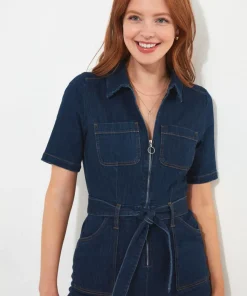Joe Browns Roxie Denim Jumpsuit-Women Denim Styles|Petite Collection