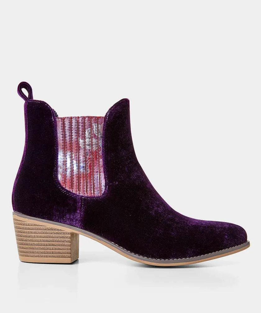 Joe Browns Rumour Has It Velvet Boots-Women Ankle Boots|Heels
