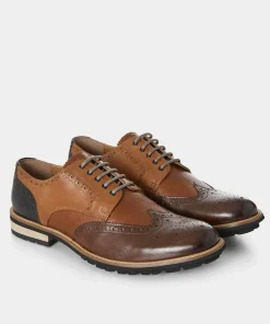 Joe Browns Savile Mixed Leather Brogues- Shoes|Shoes, Boots & Trainers