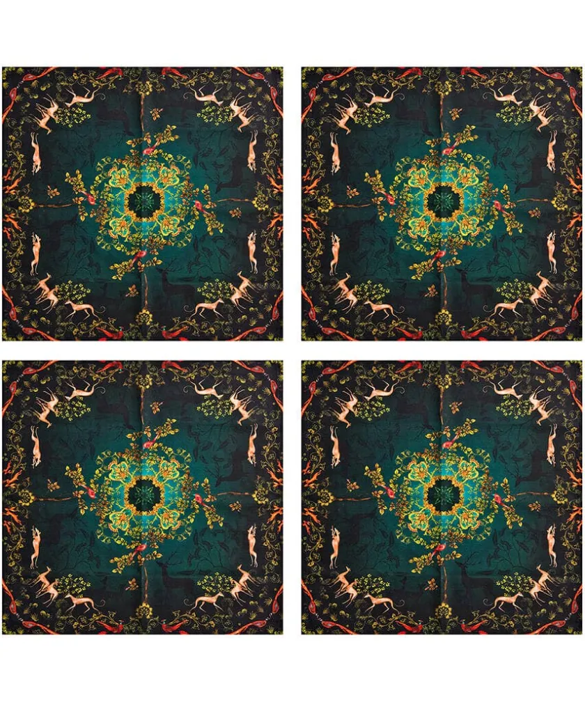 Joe Browns Scenes Of The Forest Cotton Napkins- Kitchenware & Dining