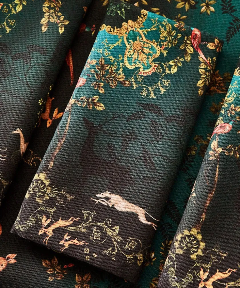 Joe Browns Scenes Of The Forest Cotton Napkins- Kitchenware & Dining