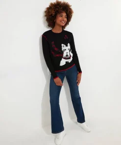 Joe Browns Scottie Jumper-Women Women's Clothing|Knitwear & Cardigans