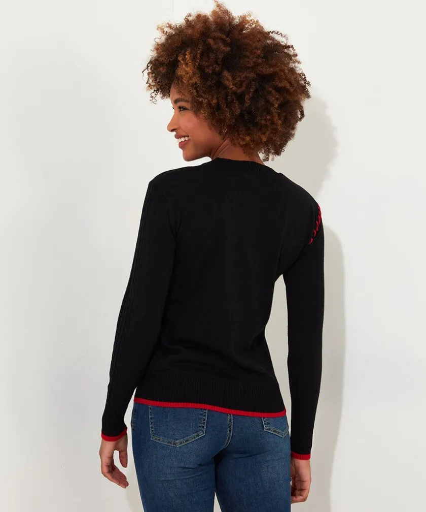 Joe Browns Scottie Jumper-Women Women's Clothing|Knitwear & Cardigans