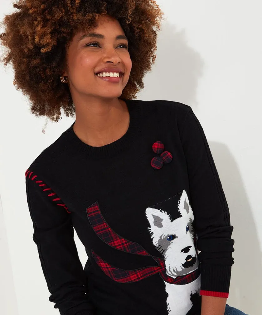 Joe Browns Scottie Jumper-Women Women's Clothing|Knitwear & Cardigans