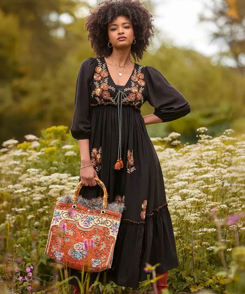 Joe Browns Sensational Embroidered Boho Dress-Women Dresses