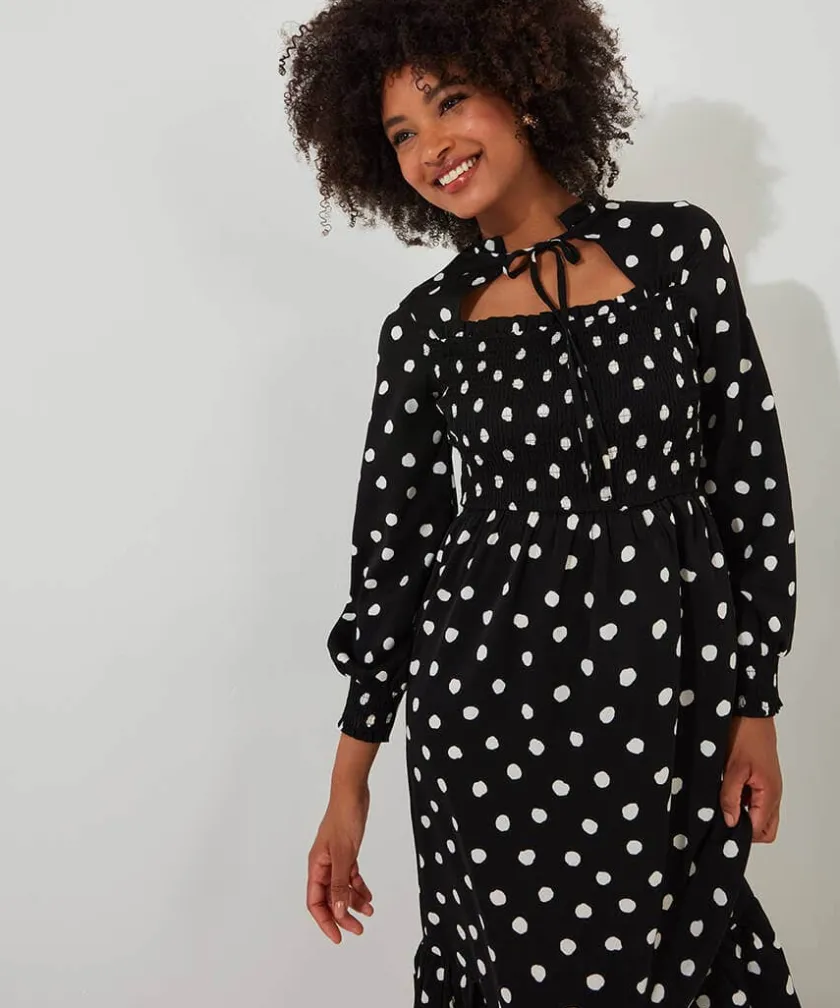 Joe Browns Serena Spot Dress-Women Dresses
