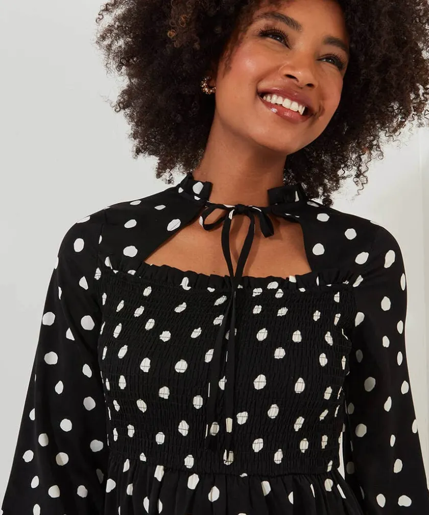 Joe Browns Serena Spot Dress-Women Dresses
