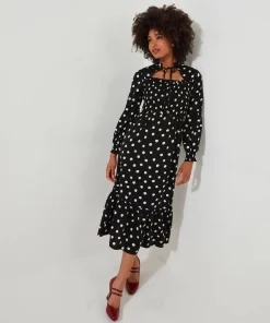 Joe Browns Serena Spot Dress-Women Dresses
