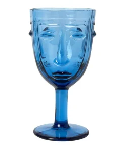 Joe Browns Set Of 6 Deco Face Wine Glasses- Kitchenware & Dining