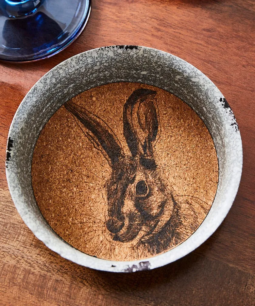 Joe Browns Set Of 4 Heritage Hare Coasters- Kitchenware & Dining|Animal Décor