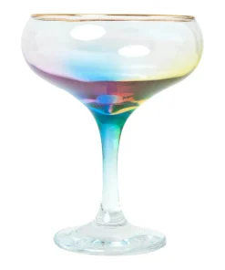 Joe Browns Set Of 6 Suave Rainbow Champagne Coupes- Kitchenware & Dining