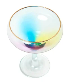Joe Browns Set Of 6 Suave Rainbow Champagne Coupes- Kitchenware & Dining