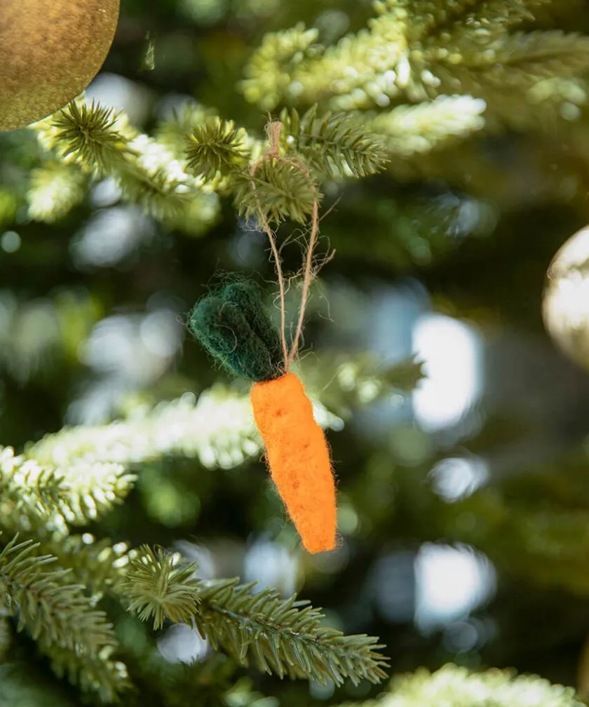 Joe Browns Set Of 4 Very Veggie Hanging Christmas Decorations- Home Accessories|Christmas Homeware