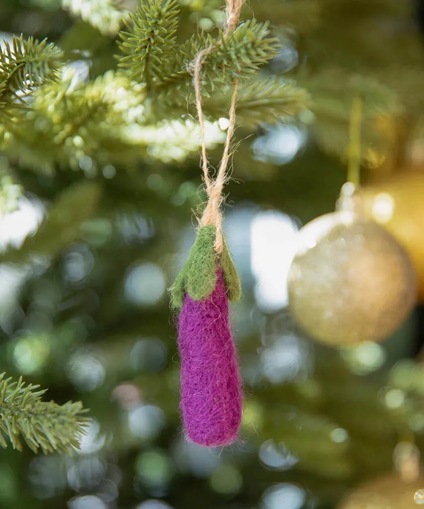 Joe Browns Set Of 4 Very Veggie Hanging Christmas Decorations- Home Accessories|Christmas Homeware