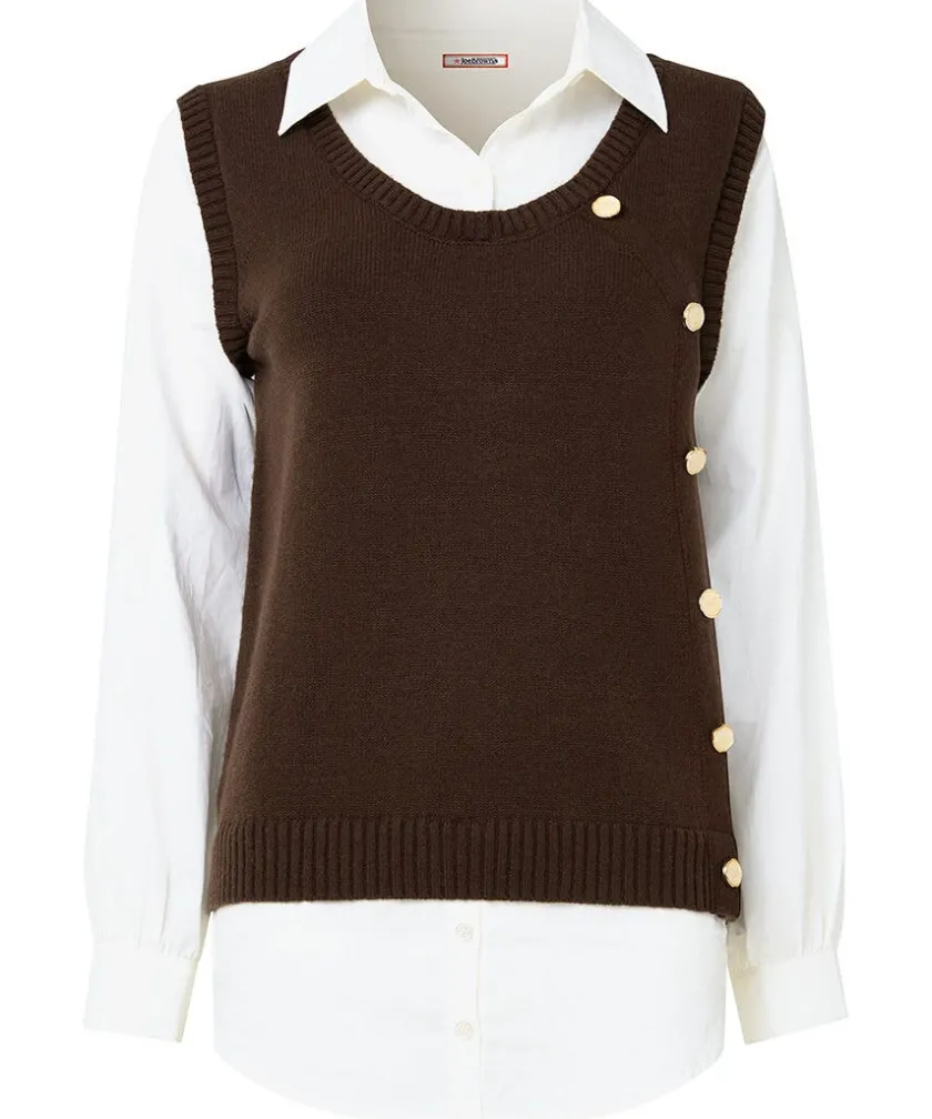Joe Browns Shirt Jumper-Women Knitwear & Cardigans