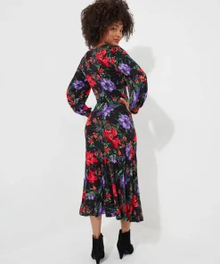 Joe Browns Shona Floral Jersey Dress-Women Dresses