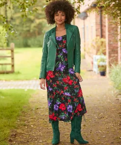 Joe Browns Shona Floral Jersey Dress-Women Dresses