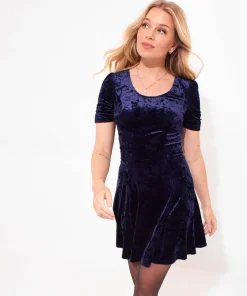 Joe Browns Simply Perfect Crushed Velour Tunic Dress-Women Women's Clothing|Tops, Tunics & Blouses