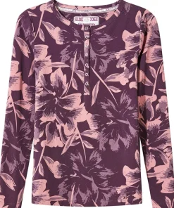 Joe Browns Sloe Joes Floral Henley-Women Women's Clothing|Loungewear & Pyjamas