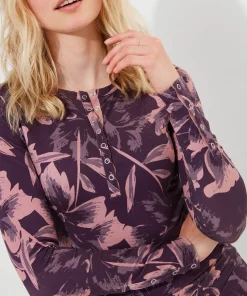 Joe Browns Sloe Joes Floral Henley-Women Women's Clothing|Loungewear & Pyjamas