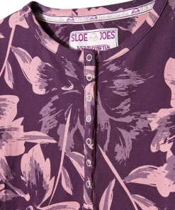 Joe Browns Sloe Joes Floral Henley-Women Women's Clothing|Loungewear & Pyjamas