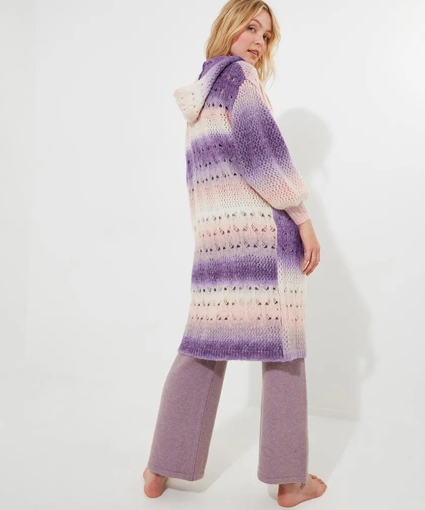 Joe Browns Sloe Joes Ombre Cosy Longline Cardigan-Women Women's Clothing|Loungewear & Pyjamas