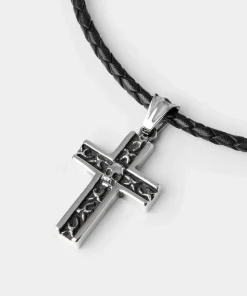 Joe Browns Stainless Steel Skull Necklace- Accessories & Jewellery