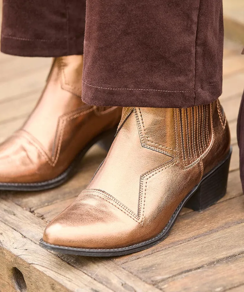 Joe Browns Star Gazer Western Boots-Women Matching Shoes & Bags|Ankle Boots