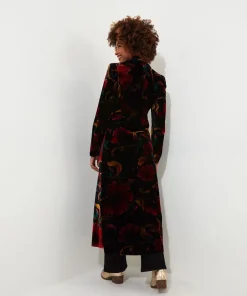 Joe Browns Statement Boutique Printed Velvet Coat-Women Women's Clothing|Boutique Collection