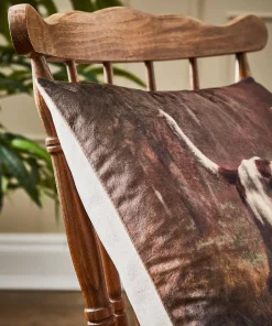 Joe Browns Striking Spaniel Velvet Cushion- Animal Décor|Cushions & Throws